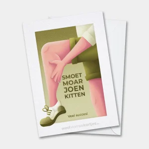 Smoet moar joen kitten - grappige West-Vlaamse wenskaart
