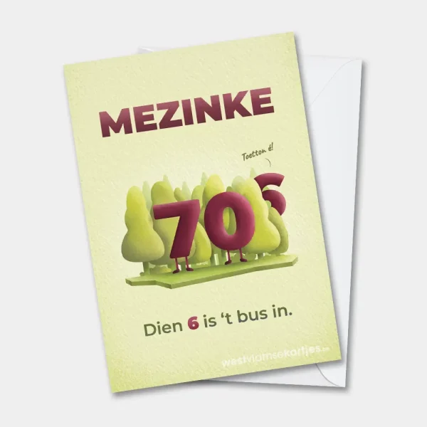 Mezinke - West-Vlaamse wenskaart - 70